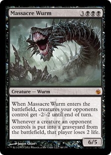 Massacre Wurm Mirrodin Besieged